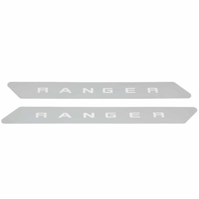 Ranger Logo Stainless Steel Door Sill Plates Kit <br> 19-25 Ford Ranger