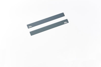 2pcs Black Platinum Door Sills <br> 17-22 Ford F-250 F-350 F-450 F-550 Super Duty