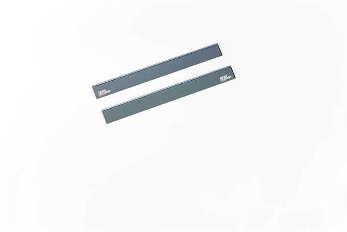 2pcs Black Platinum Door Sills <br> 17-22 Ford F-250 F-350 F-450 F-550 Super Duty