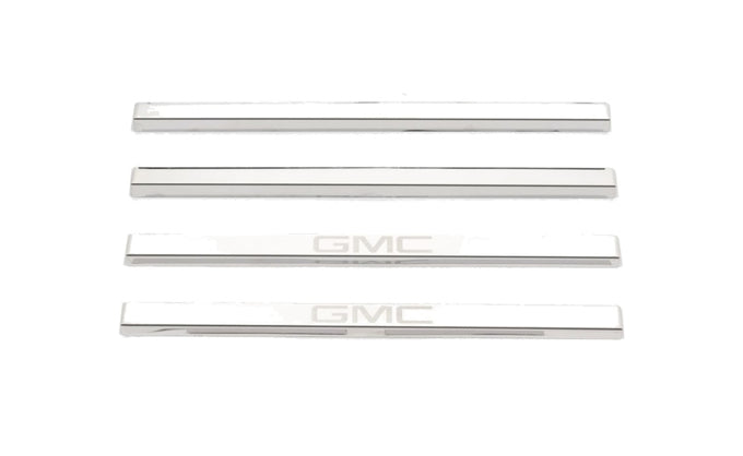 GMC Etching Stainless Steel Door Sill Plates <br> 14-19 GMC Sierra 1500 2500 3500 HD