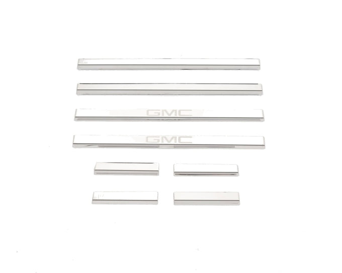 GMC Etching SS Door Sills <br> 14-19 GMC Sierra 1500 2500 3500 HD