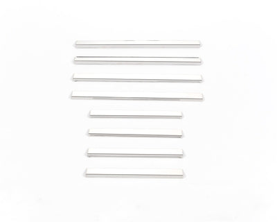 Stainless Steel Door Sills (8pcs) <br> 14-19 Chevy Silverado, GMC Sierra 1500 2500 3500 HD