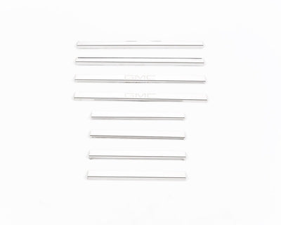 8pcs Stainless Steel Door Sills w/ GMC Etching <br> 14-19 GMC Sierra 1500 2500 3500 HD