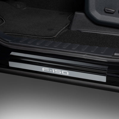 4pcs Black Platinum Door Sills <br> 21-25 Ford Bronco