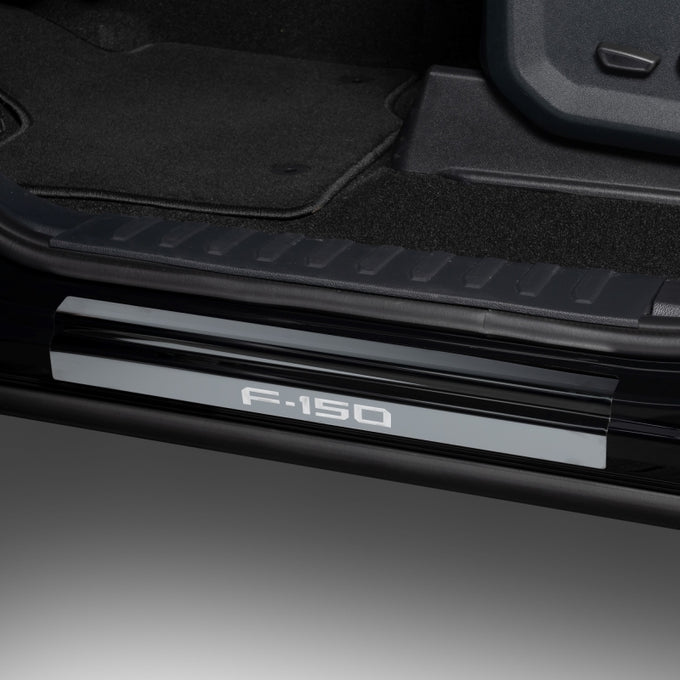 4pcs Black Platinum Door Sills <br> 21-25 Ford Bronco