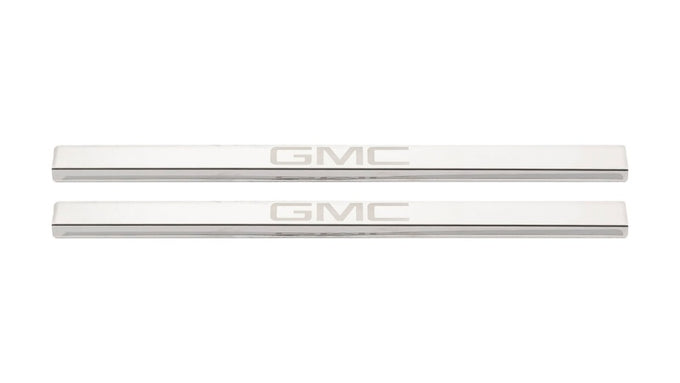 GMC Etching SS Door Sills <br> 19-25 GMC Sierra 1500 2500 3500 HD