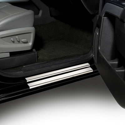 Stainless Steel Door Sills <br> 19-25 Chevy Silverado, GMC Sierra 1500 2500 3500 HD