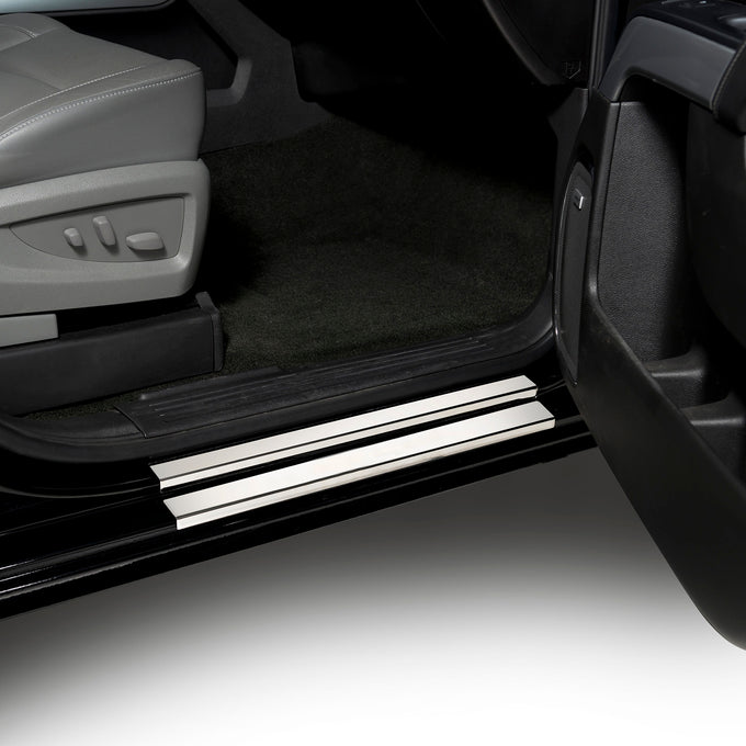 Stainless Steel Door Sills <br> 19-25 Chevy Silverado, GMC Sierra 1500 2500 3500 HD