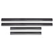 4pcs Black Platinum Door Sills <br> 19-25 Chevy Silverado 1500 2500 3500 HD