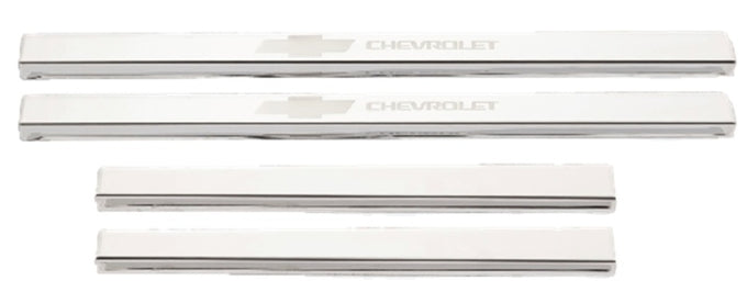 Chevrolet Etching SS Door Sills <br> 19-25 Chevy Silverado 1500 2500 3500 HD