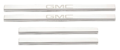 4pc w/ GMC Etching SS Door Sills <br> 20-25 GMC Sierra 1500 2500 3500 HD