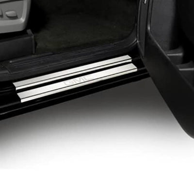 4pc w/ GMC Etching SS Door Sills <br> 20-25 GMC Sierra 1500 2500 3500 HD