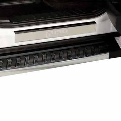 4pcs Stainless Steel Door Sills <br> 17-22 Ford F-250 F-350 F-450 F-550 Super Duty