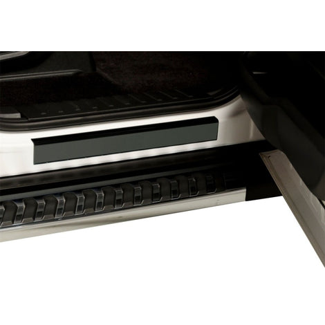 4pcs Black Platinum Door Sills <br> 19-25 Dodge Ram 1500 2500 3500