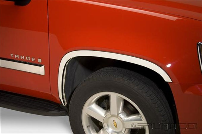 Stainless Steel Fender Trim <br> 07-14 Chevy Tahoe, GMC Yukon