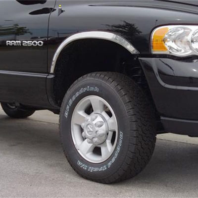Full Stainless Steel Fender Trim <br> 87-97 Ford F-350