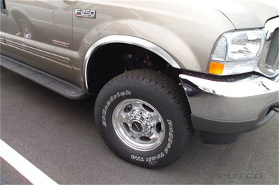 Full Stainless Steel Fender Trim <br> 99-07 Ford F-250 F-350