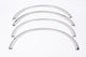Fender Flares Stainless Steel Fender Trim <br> 18-20 Ford F-150