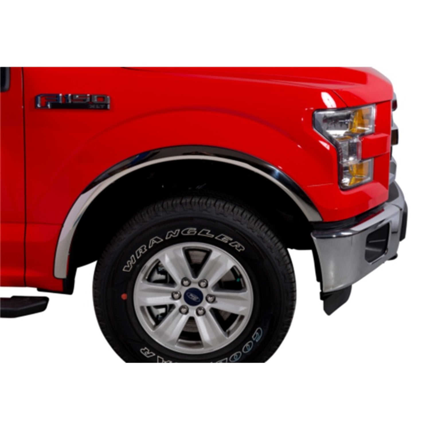 Stainless Steel Fender Trim <br> 21-24 Ford F-150