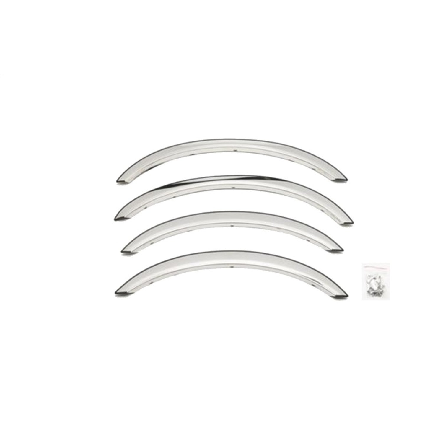 Full SS Fender Trim <br> 07-10 GMC Sierra 2500 3500 HD