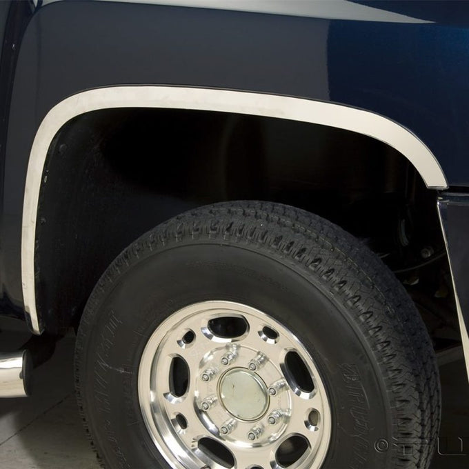 Stainless Steel Fender Trim <br> 15-19 Chevy Silverado 1500 2500 3500 HD