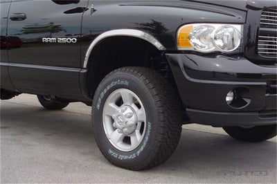 Half Stainless Steel Fender Trim <br> 03-09 Dodge Ram 1500 2500 3500