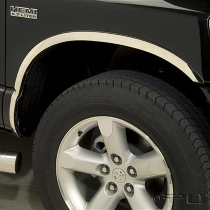 Full Stainless Steel Fender Trim <br> 03-09 Dodge Ram 1500 2500 3500