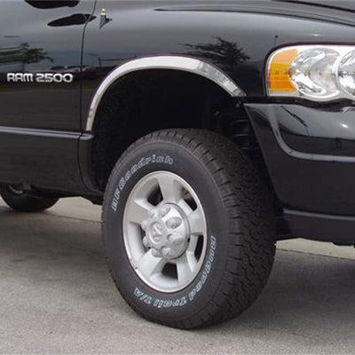 Stainless Steel Fender Trim <br> 10-19 Dodge Ram 1500 2500 3500