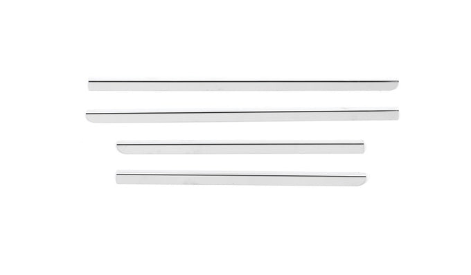 Stainless Steel Window Trim Accents <br> 07-14 Chevy Silverado, GMC Sierra 1500 2500 3500 HD