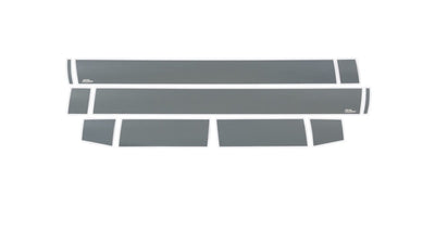 12pcs 6 in. W Black Platinum Rocker Panels <br> 07-13 GMC Sierra 1500