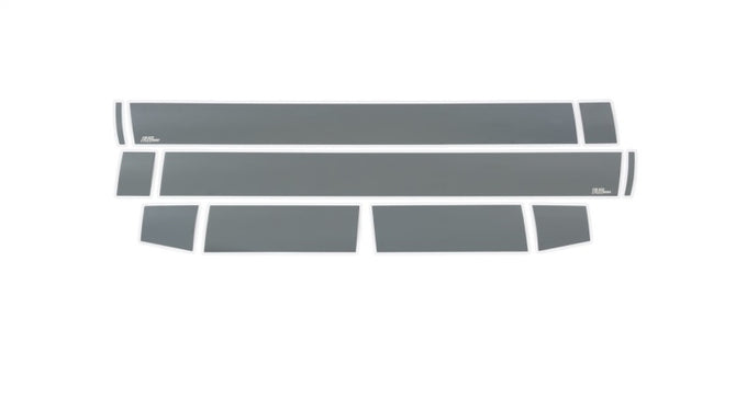 12pcs 6 in. W Black Platinum Rocker Panels <br> 07-13 GMC Sierra 1500