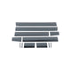 6in Wide 12pcs Black Platinum Rocker Panels <br> 07-13 GMC Sierra 1500
