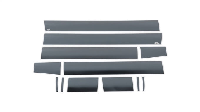 6in Wide 12pcs Black Platinum Rocker Panels <br> 07-13 GMC Sierra 1500