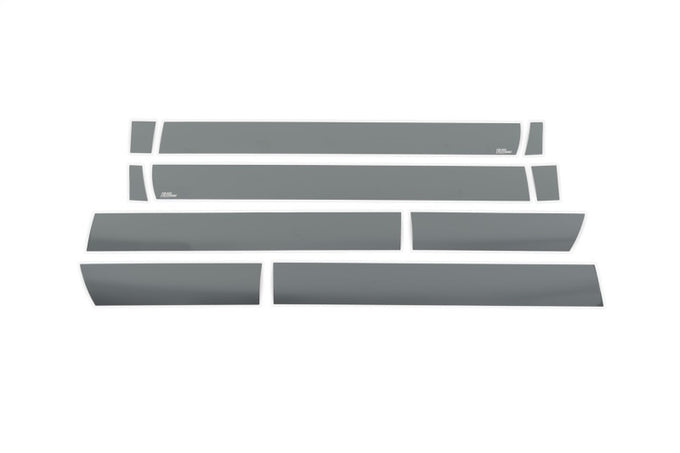 10pcs 5.5 in. W Black Platinum Rocker Panels <br> 07-13 Chevy Avalanche