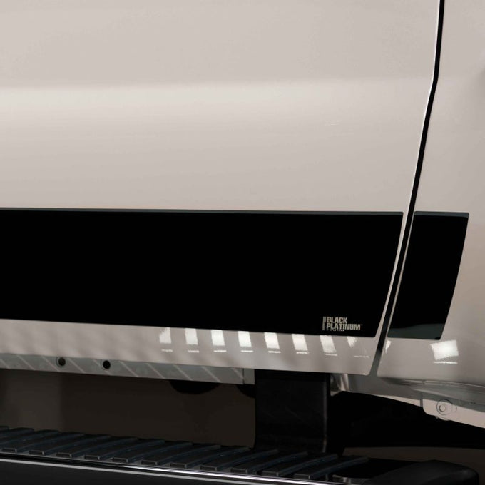 10pcs 5.5 in. W Black Platinum Rocker Panels <br> 07-13 Chevy Avalanche