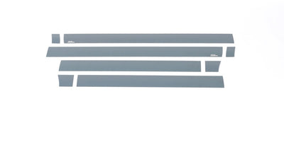 4.75in Wide (8pcs) Black Platinum Rocker Panels <br> 07-14 Chevy Suburban, GMC Yukon, Cadillac Escalade ESV