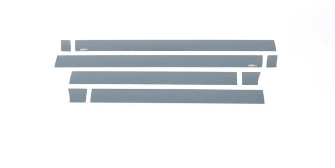 4.75in Wide (8pcs) Black Platinum Rocker Panels <br> 07-14 Chevy Suburban, GMC Yukon, Cadillac Escalade ESV