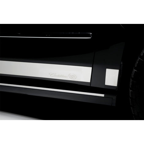 8pcs Stainless Steel Rocker Panels 4.75in <br> 07-14 Cadillac Escalade ESV