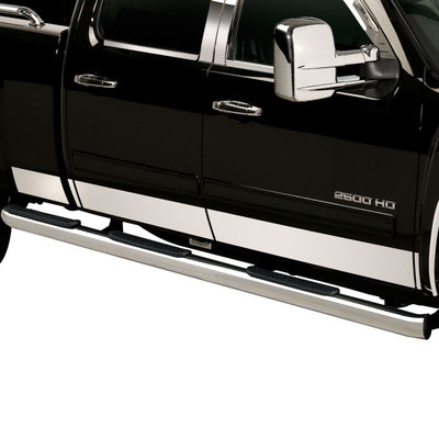 5.5in Bed 10pcs Stainless Steel Rocker Panels <br> 14-18 Chevy Silverado 1500