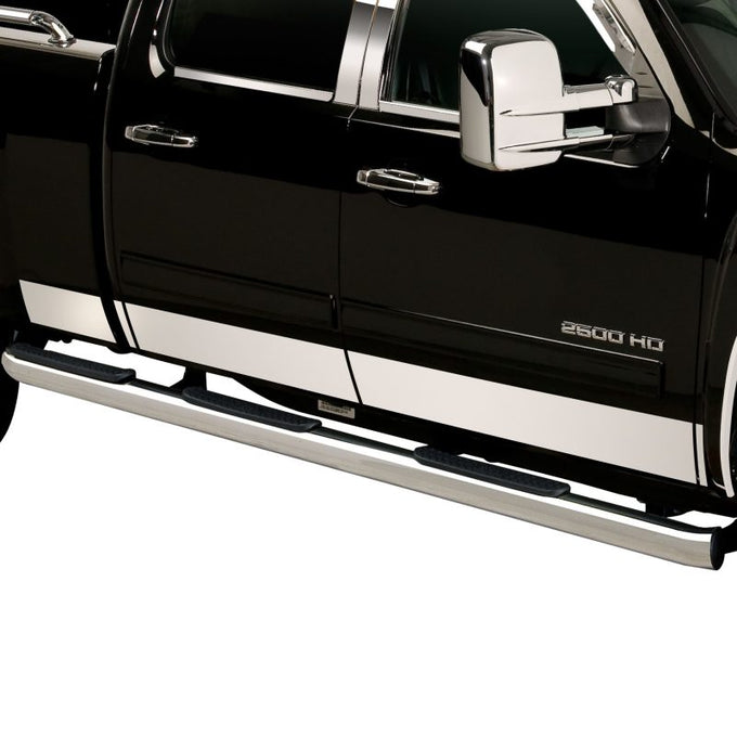 5.5in Bed 10pcs Stainless Steel Rocker Panels <br> 14-18 Chevy Silverado 1500