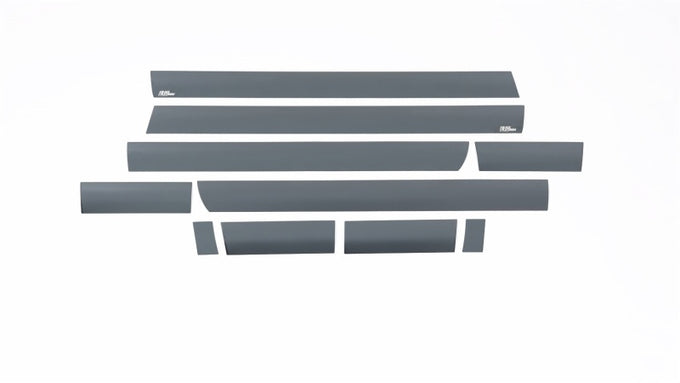 10pcs Black Platinum Rocker Panels - 5.5in. Bed <br> 14-18 GMC Sierra 1500