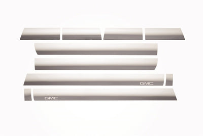 10pcs Stainless Steel Rocker Panels <br> 14-18 GMC Sierra 1500