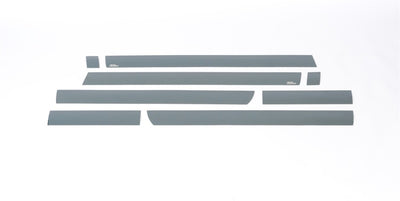 8pcs Black Platinum Rocker Panels <br> 15-19 Chevy Silverado 3500 HD