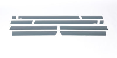 8ft Long Box 10pcs Black Platinum Rocker Panels <br> 14-19 Chevy Silverado 1500 2500 3500 HD