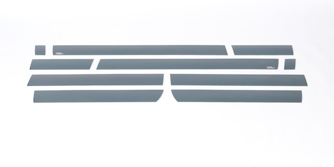 8ft Long Box 10pcs Black Platinum Rocker Panels <br> 14-19 Chevy Silverado 1500 2500 3500 HD