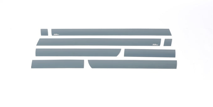 8pcs Black Platinum Rocker Panels <br> 15-19 Chevy Silverado 3500 HD