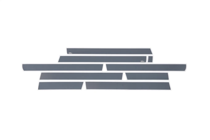 10pcs Black Platinum Rocker Panels for 6.5in. Bed <br> 14-19 GMC Sierra 1500 2500 3500 HD