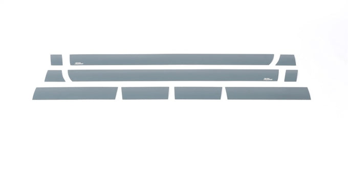 6.8in Bed (10pcs) Black Platinum Rocker Panels <br> 14-18 Chevy Silverado 1500