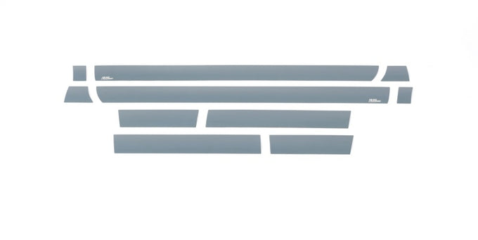 6.8in Bed (10pcs) Black Platinum Rocker Panels <br> 14-18 GMC Sierra 1500