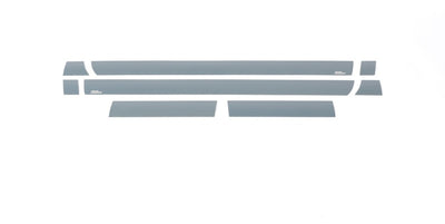 8pcs Black Platinum Rocker Panels <br> 15-19 Chevy Silverado 3500 HD